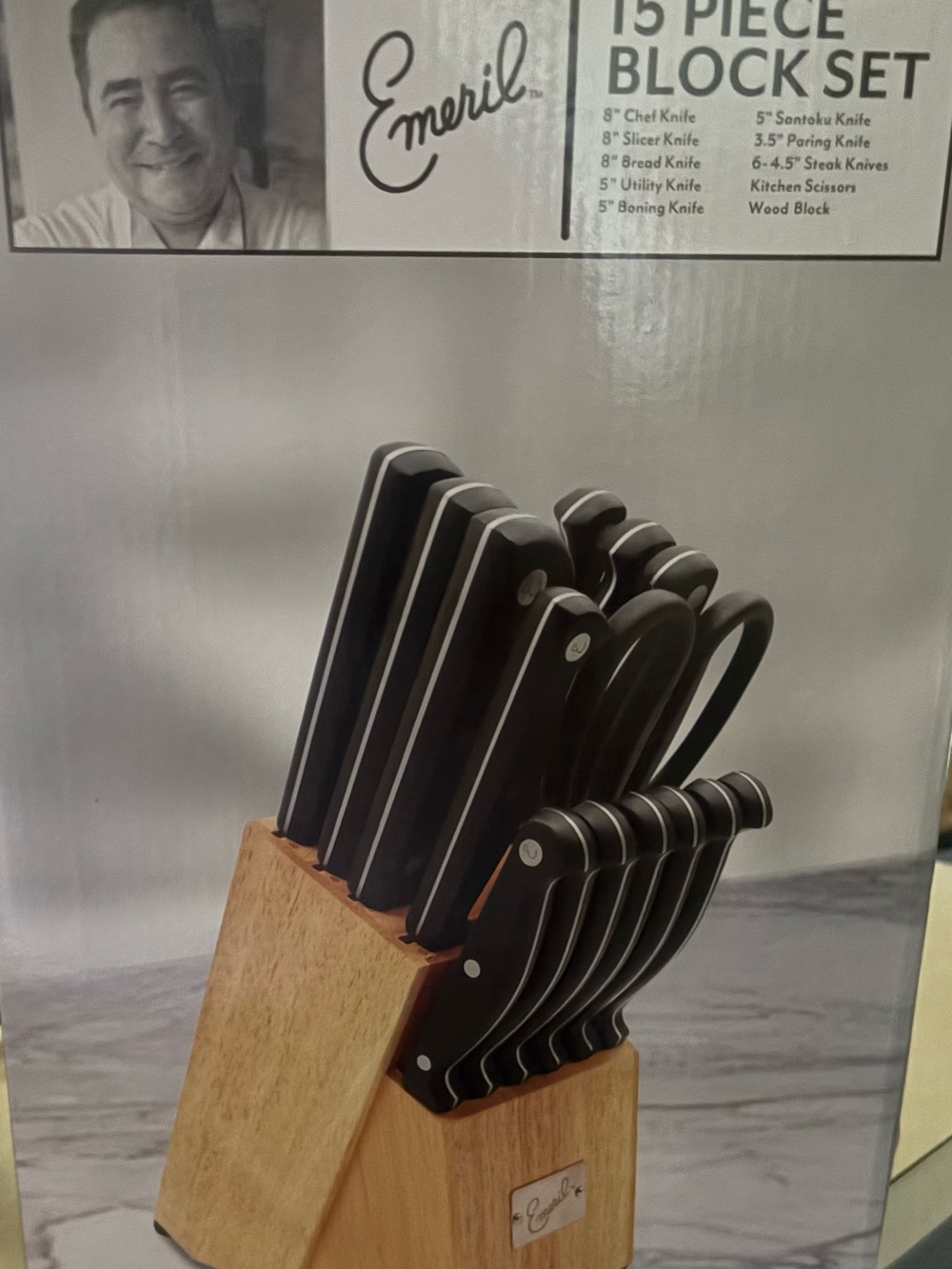 Emeril Lagasse 15-Piece Knife Block Set